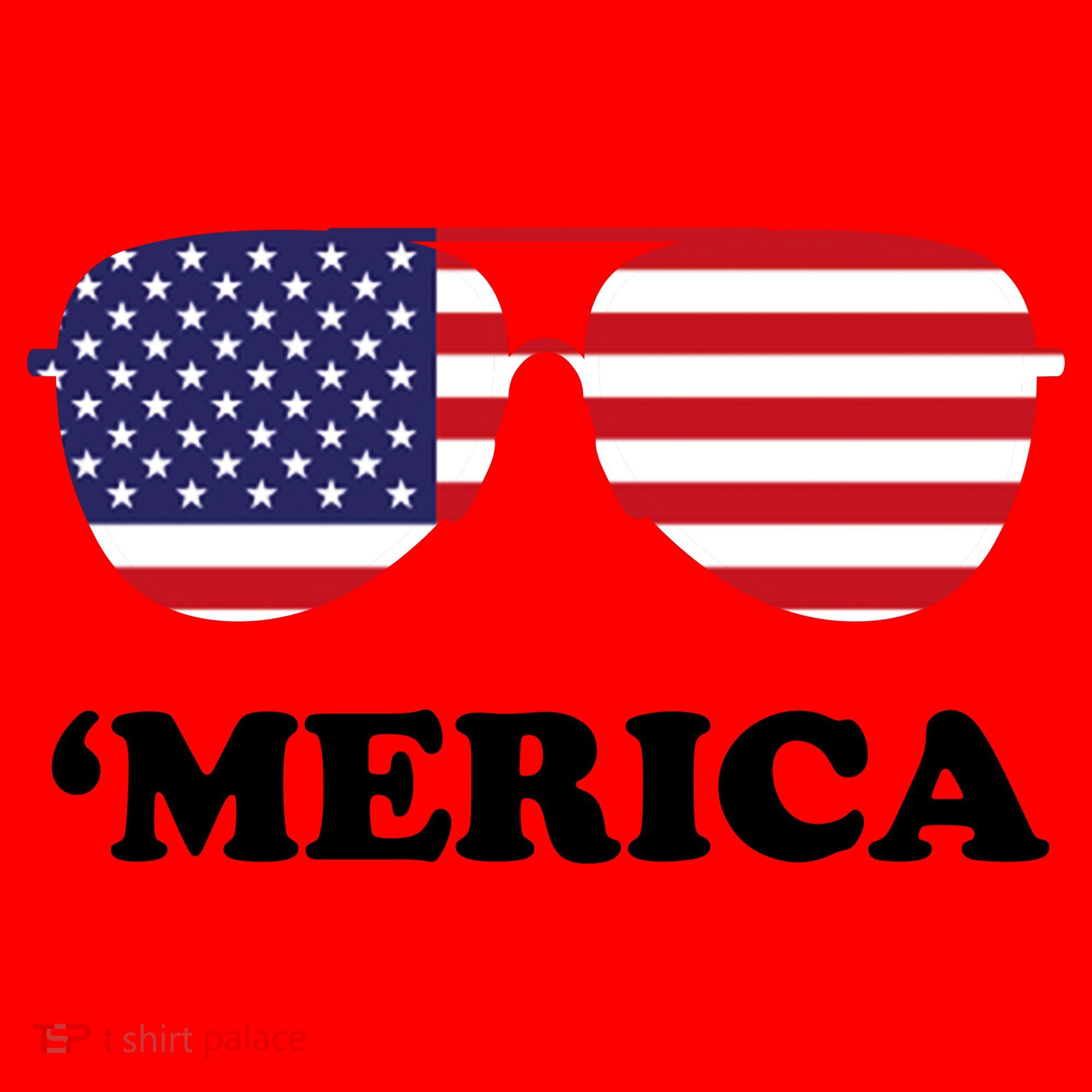 Merica Sun Glasses Shades USA Flag Santa Hat
