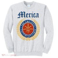 Merica The Greatest Country On Earth Beer Label  Sweatshirt thumb 0