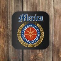 Merica The Greatest Country On Earth Beer Label  Coaster thumb 0