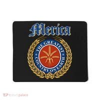 Merica The Greatest Country On Earth Beer Label  Mousepad thumb 0