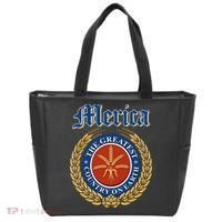 Merica The Greatest Country On Earth Beer Label  Tote Bag thumb 0