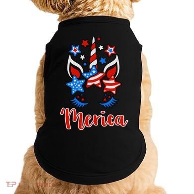 'Merica Unicorn Doggie Tank