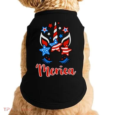 'Merica Unicorn Doggie Tank