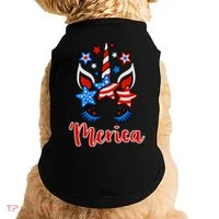 'Merica Unicorn Doggie Tank thumb 0