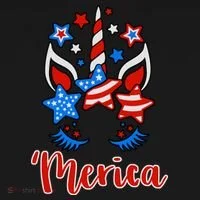 'Merica Unicorn Doggie Tank thumb 4