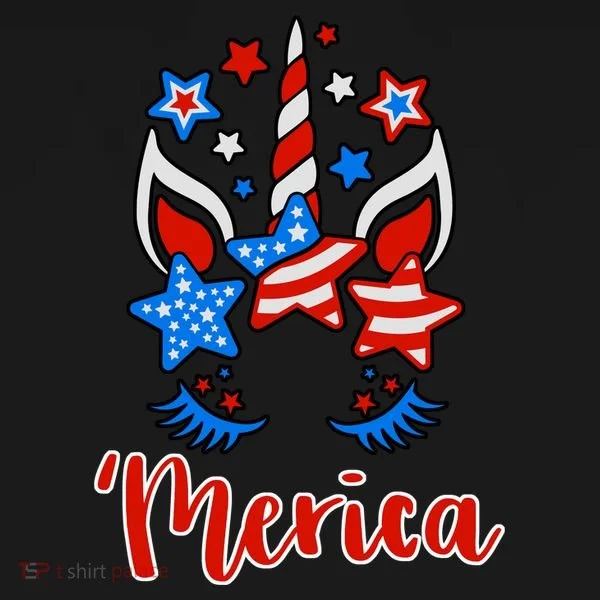 'Merica Unicorn Doggie Tank