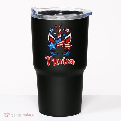 'Merica Unicorn Tumbler