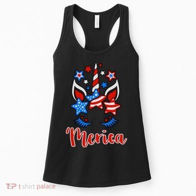 'Merica Unicorn Women's Tank Top