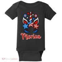 'Merica Unicorn Baby Bodysuit thumb 0