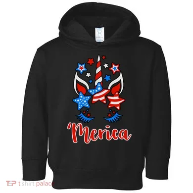 'Merica Unicorn Toddler Hoodie