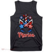 'Merica Unicorn Tank Top thumb 0