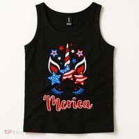 'Merica Unicorn Tank Top thumb 2