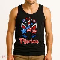 'Merica Unicorn Tank Top thumb 3