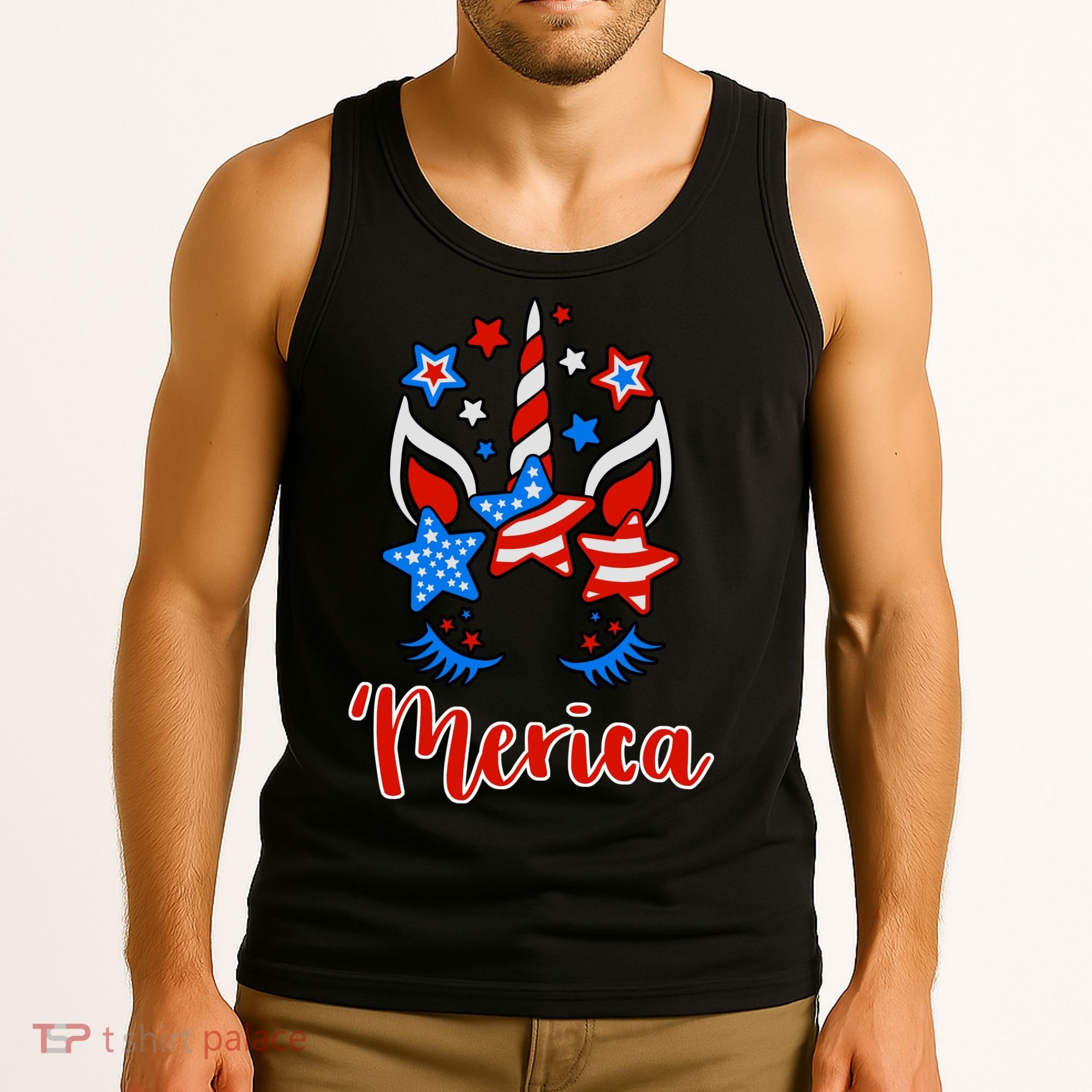 'Merica Unicorn Tank Top