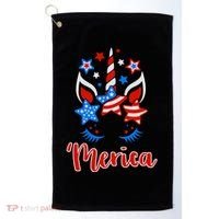 'Merica Unicorn Golf Towel thumb 0