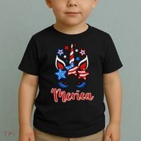 'Merica Unicorn Toddler T-Shirt thumb 2