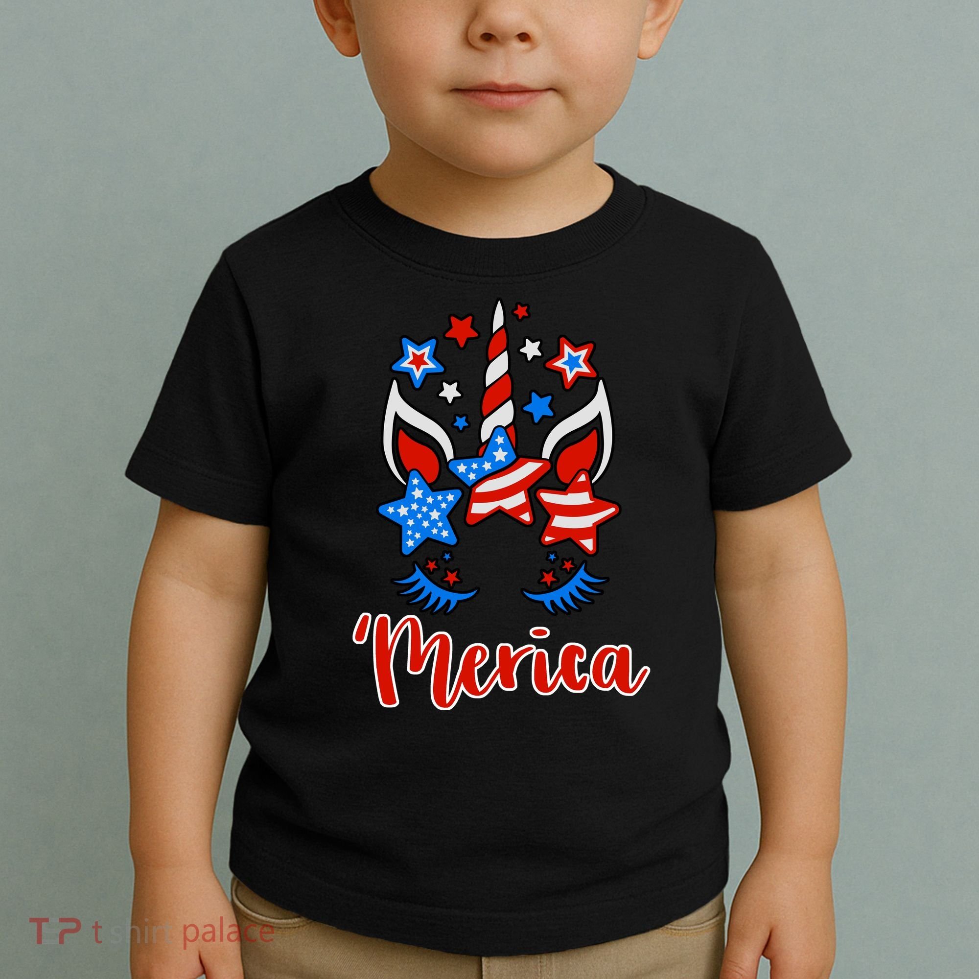 'Merica Unicorn Toddler T-Shirt