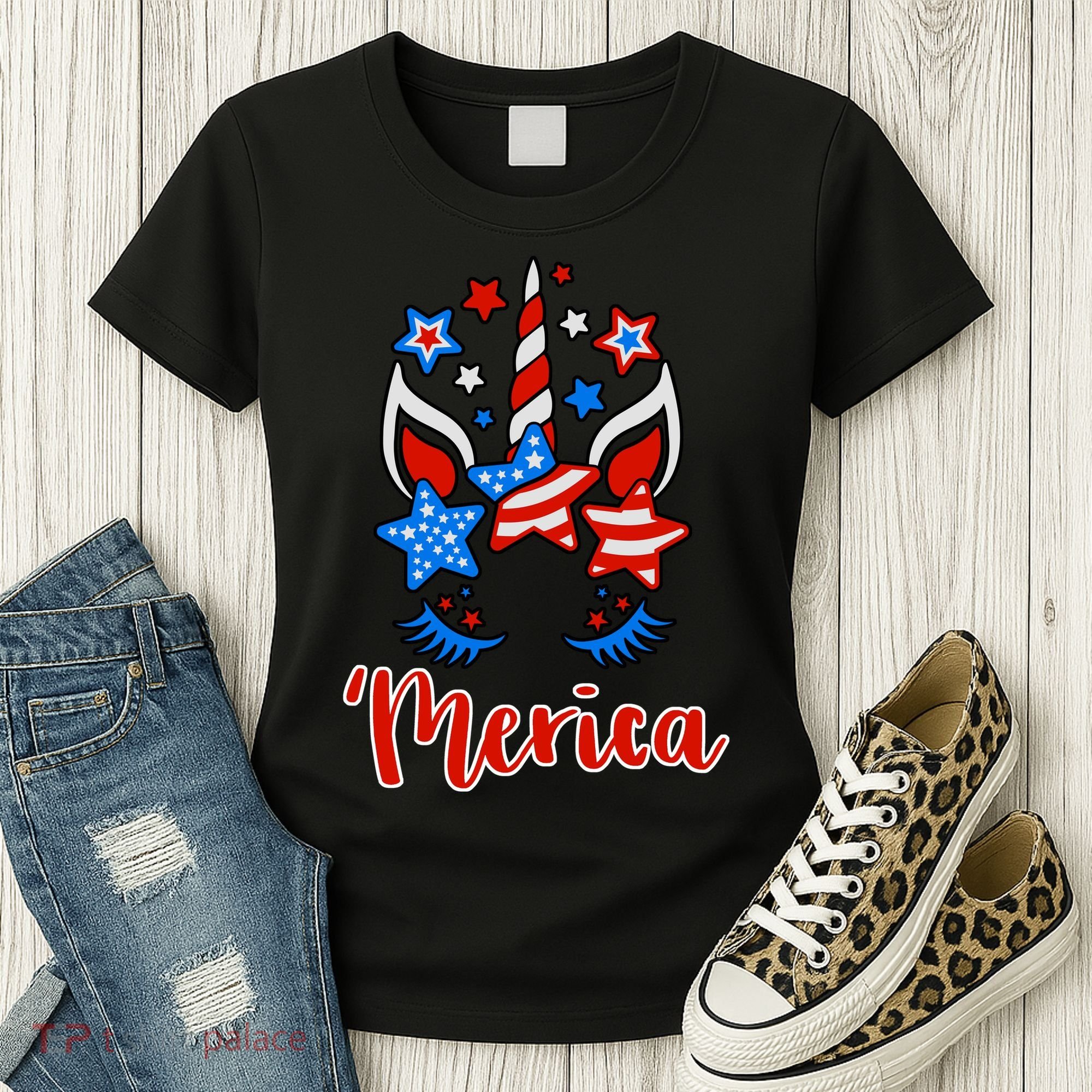 'Merica Unicorn Women's T-Shirt