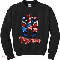 'Merica Unicorn Kids Sweatshirt thumb 0
