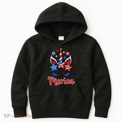 'Merica Unicorn Kids Hoodie