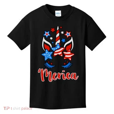 'Merica Unicorn Kids T-Shirt