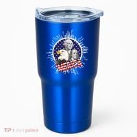 Merica US Presidents Bald Eagle USA Flag Tumbler thumb 0