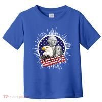 Merica US Presidents Bald Eagle USA Flag Toddler T-Shirt thumb 0