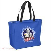 Merica US Presidents Bald Eagle USA Flag Tote Bag thumb 2