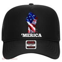 Merica USA American Flag Fist Hat thumb 0