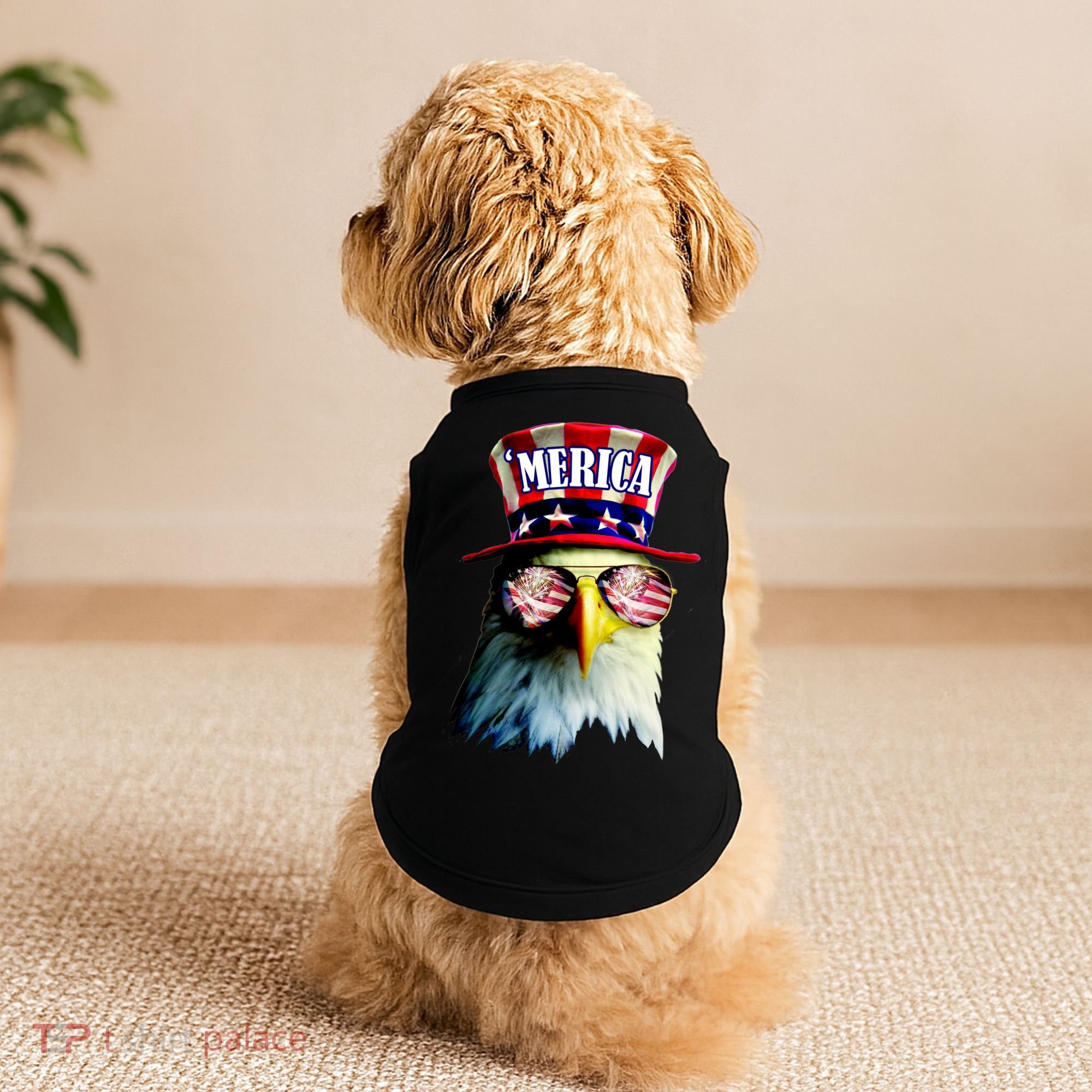 Merica USA Eagle Doggie Tank