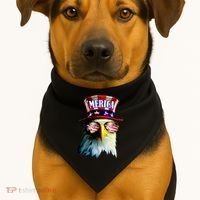 Merica USA Eagle USA-Made Doggie Bandana thumb 1