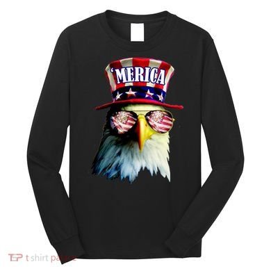 Merica USA Eagle Long Sleeve Shirt