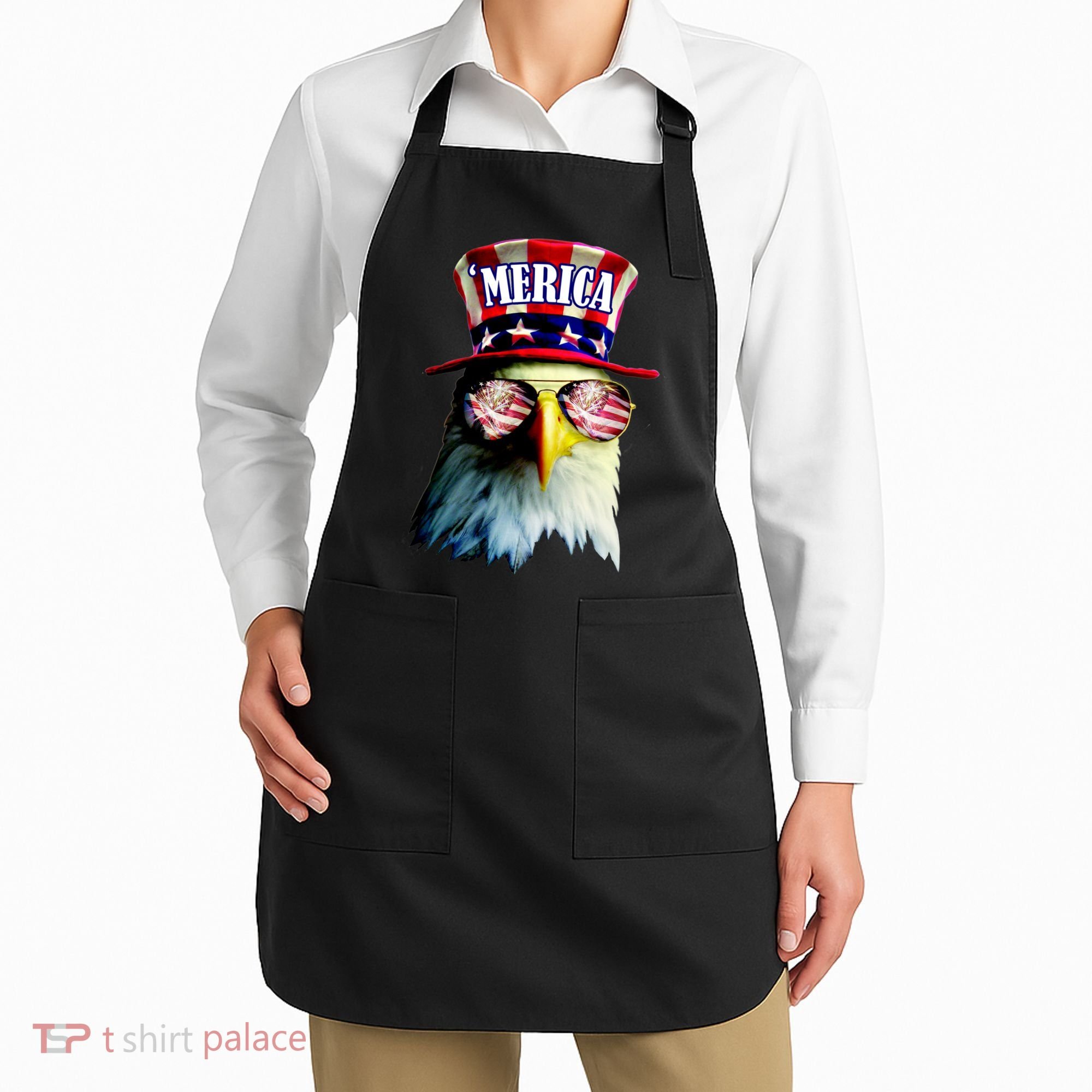 Merica USA Eagle Apron