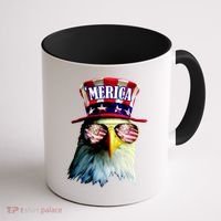 Merica USA Eagle Coffee Mug thumb 1