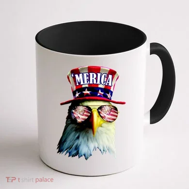 Merica USA Eagle Coffee Mug back