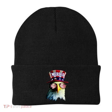Merica USA Eagle Beanie