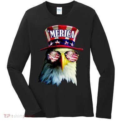 Merica USA Eagle Women's Long Sleeve Shirt