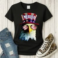 Merica USA Eagle Women's T-Shirt thumb 3