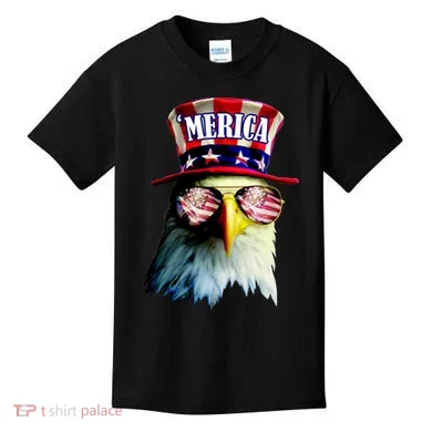 Merica USA Eagle Kids T-Shirt
