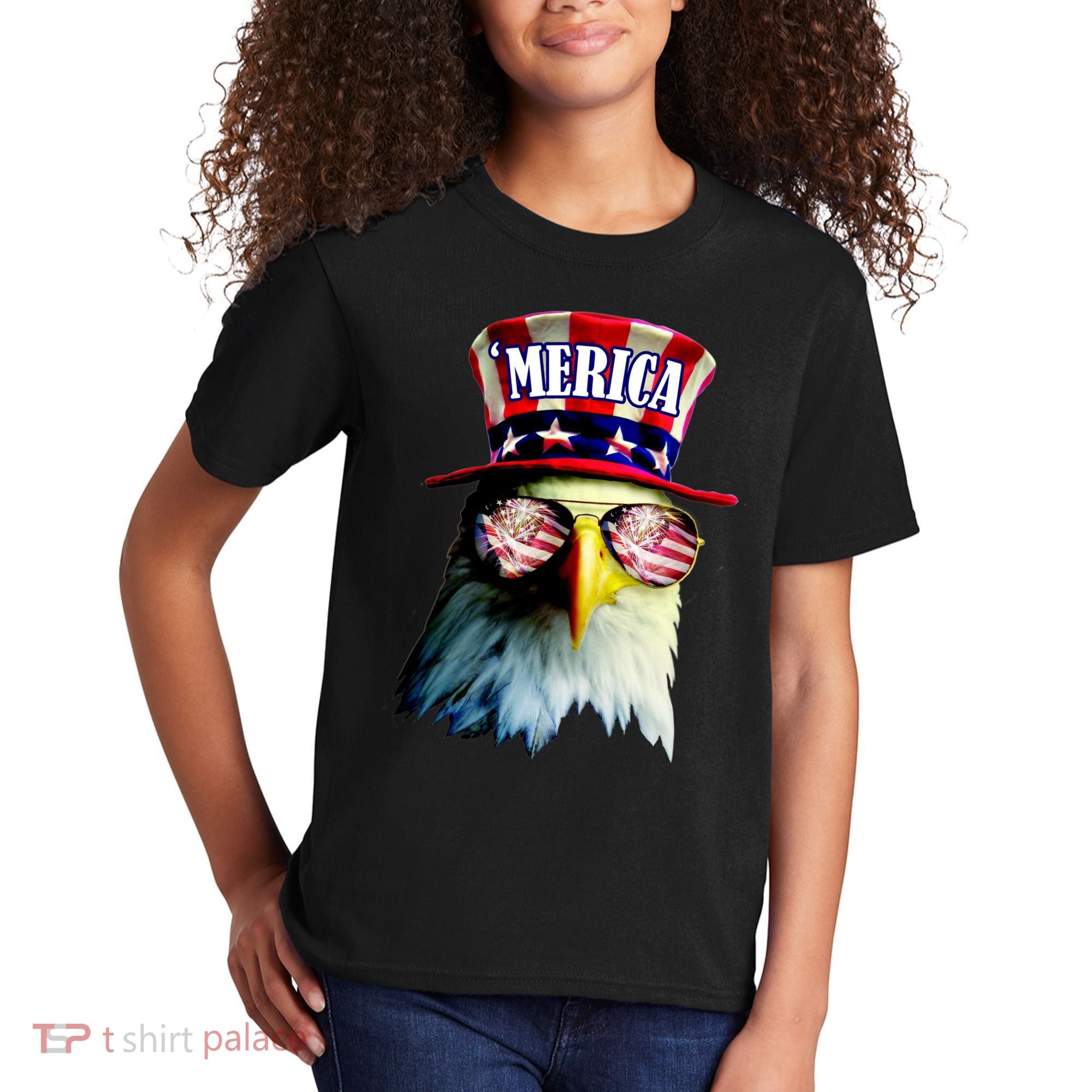 Merica USA Eagle Kids T-Shirt