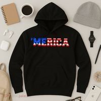 Merica USA Logo Hoodie thumb 3