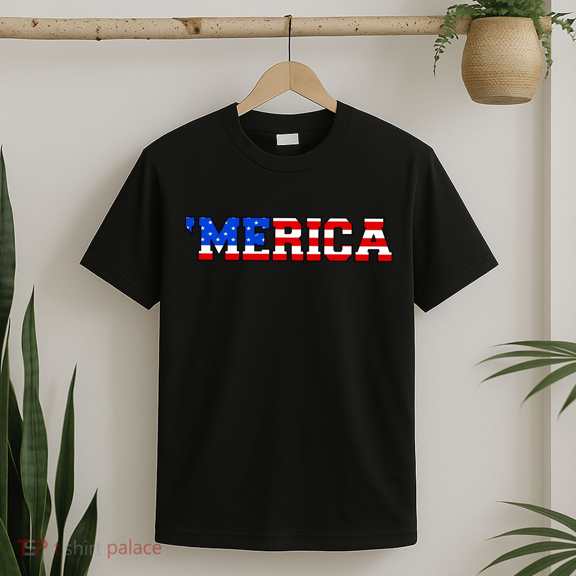 Merica USA Logo T-Shirt