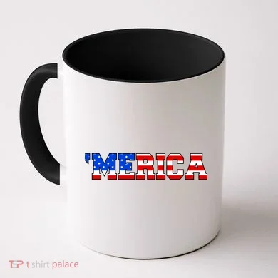 Merica USA Logo Coffee Mug