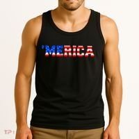 Merica USA Logo Tank Top thumb 3