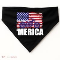 Merica USA Motorcycle  USA-Made Doggie Bandana thumb 0