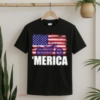 Merica USA Motorcycle  T-Shirt thumb 2