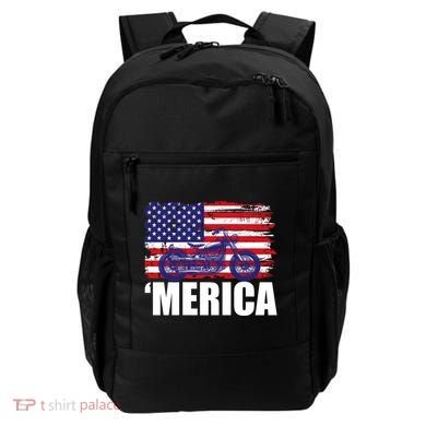 Merica USA Motorcycle  Backpack