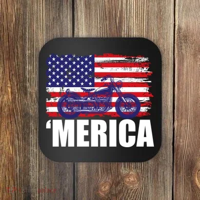 Merica USA Motorcycle  Coaster