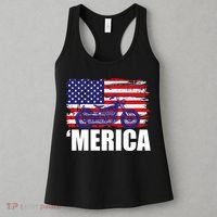 Merica USA Motorcycle  Women's Tank Top thumb 3