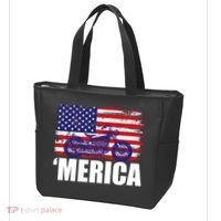 Merica USA Motorcycle  Tote Bag thumb 3